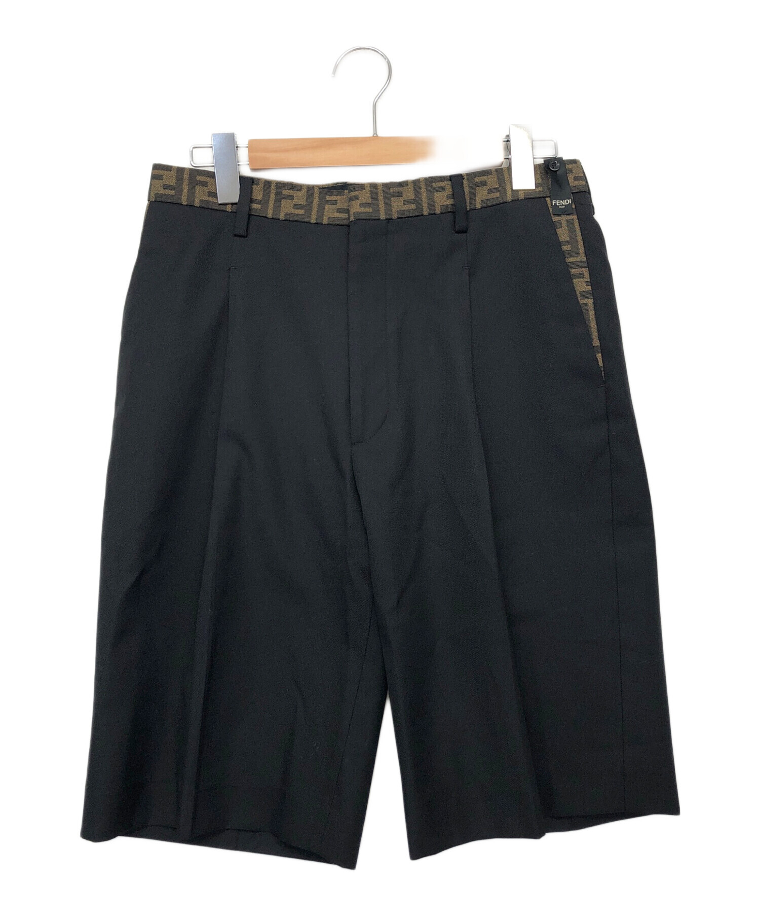 中古・古着通販】FENDI (フェンディ) ズッカ ショートパンツ ブラック