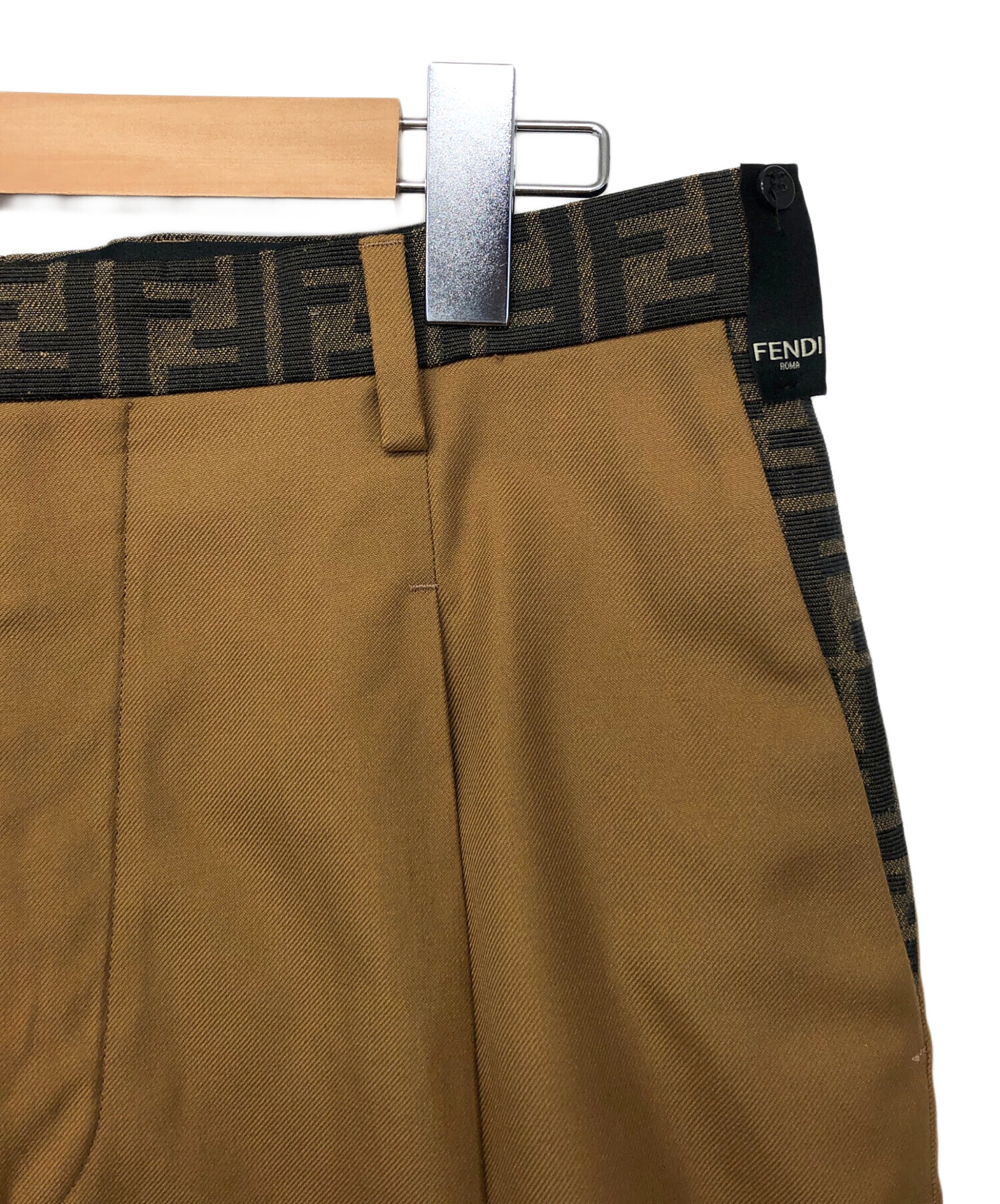 中古・古着通販】FENDI (フェンディ) ズッカ ショートパンツ ブラウン
