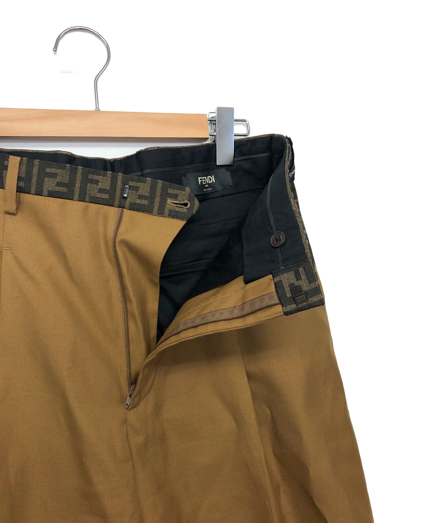 中古・古着通販】FENDI (フェンディ) ズッカ ショートパンツ ブラウン