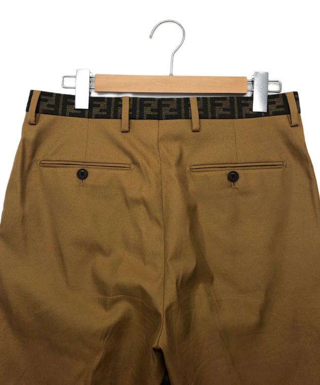 中古・古着通販】FENDI (フェンディ) ズッカ ショートパンツ ブラウン
