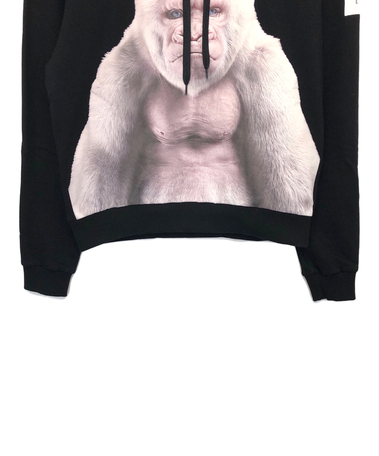 【希少・訳あり】BURBERRY バーバリー ゴリラプリント フーディ M 中古・古着通販】BURBERRY (バーバリー) POULTER GORILLA HOODIE
