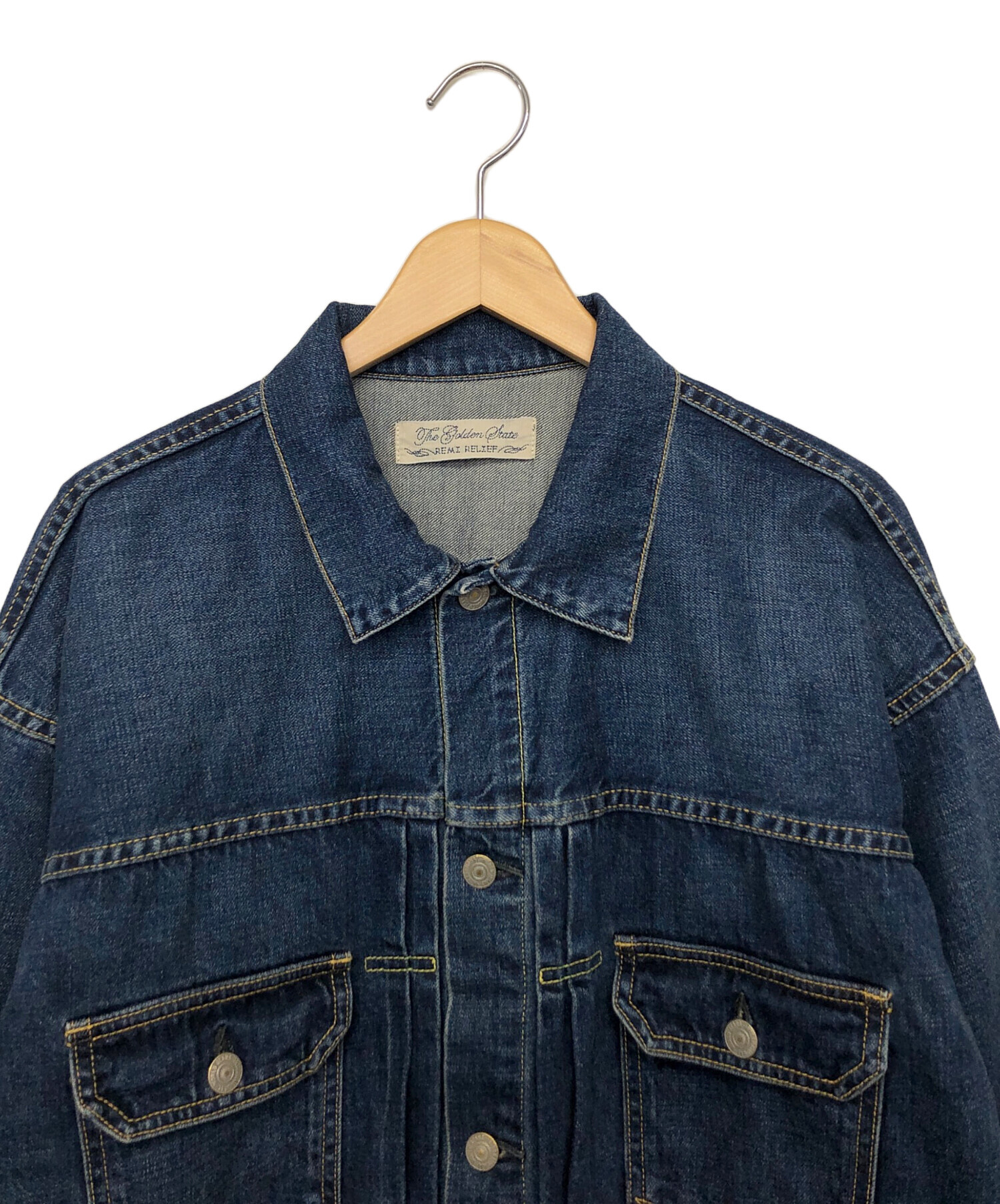中古・古着通販】REMI RELIEF (レミレリーフ) デニムジャケット 中古・古着通販】REMI RELIEF (レミレリーフ) デニムジャケット