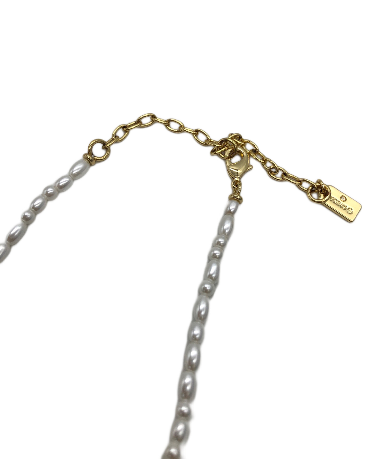 中古・古着通販】COACH (コーチ) レキシーパールチョーカーネックレス 