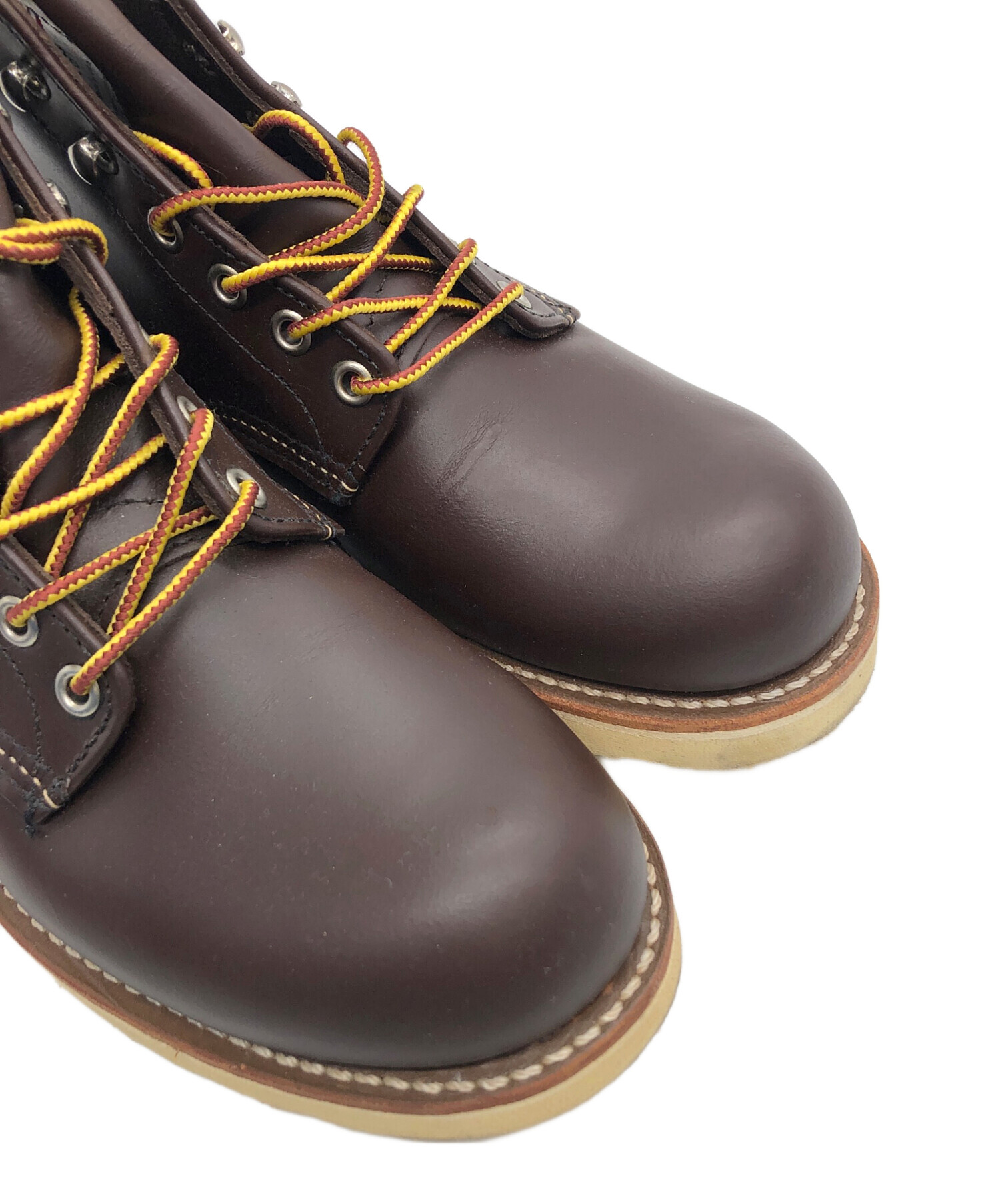 レッドウィング8134 ラウンドトゥ ブラウン 26 8D 中古・古着通販】RED WING (レッドウィング) クラシック ワーク