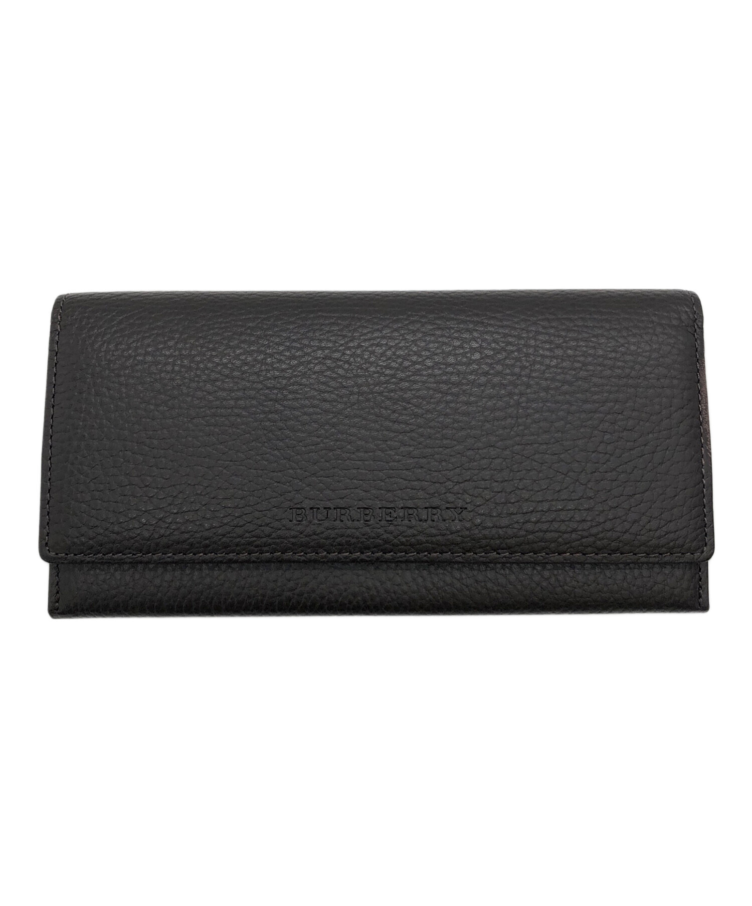 中古・古着通販】BURBERRY (バーバリー) 長財布 ブラウン｜ブランド 