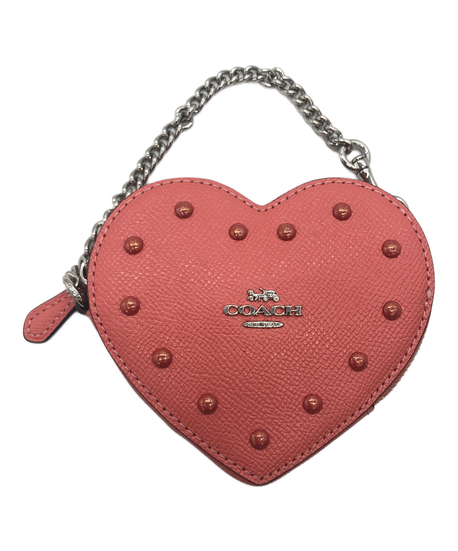 中古・古着通販】COACH (コーチ) F55620 コインケース ピンク 