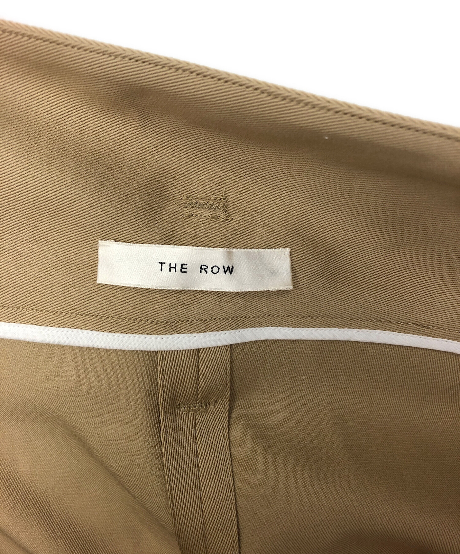 中古・古着通販】THE ROW (ザ ロウ) コットンパンツ ブラウン サイズ