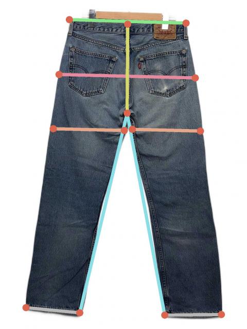 中古・古着通販】LEVI'S (リーバイス) デニムパンツ インディゴ サイズ