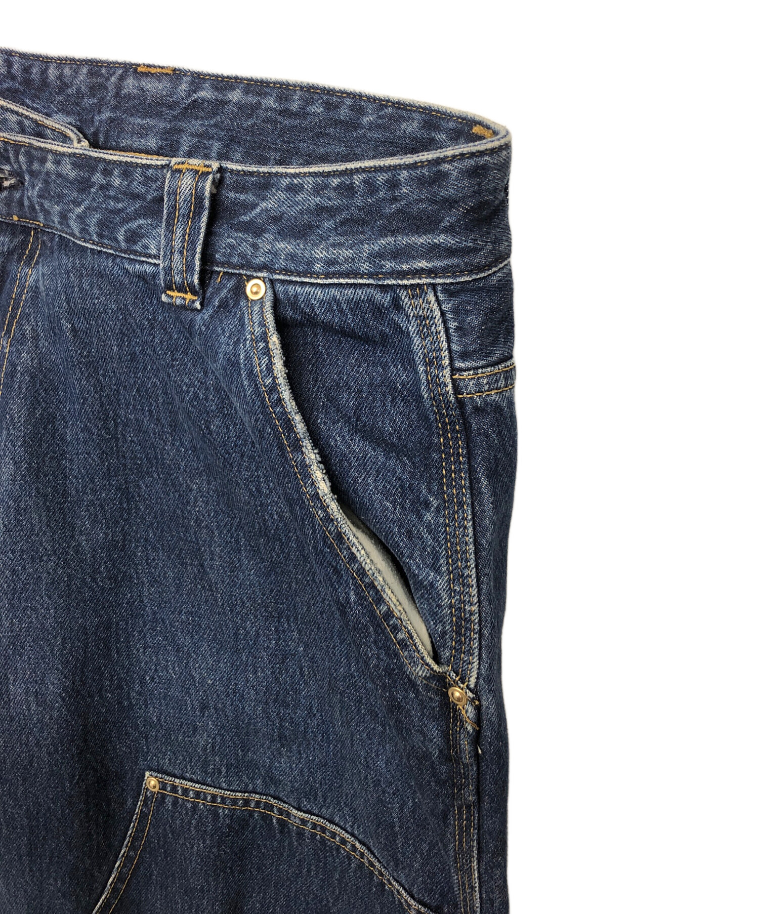 中古・古着通販】CarHartt (カーハート) 90075 デニムワイドパンツ