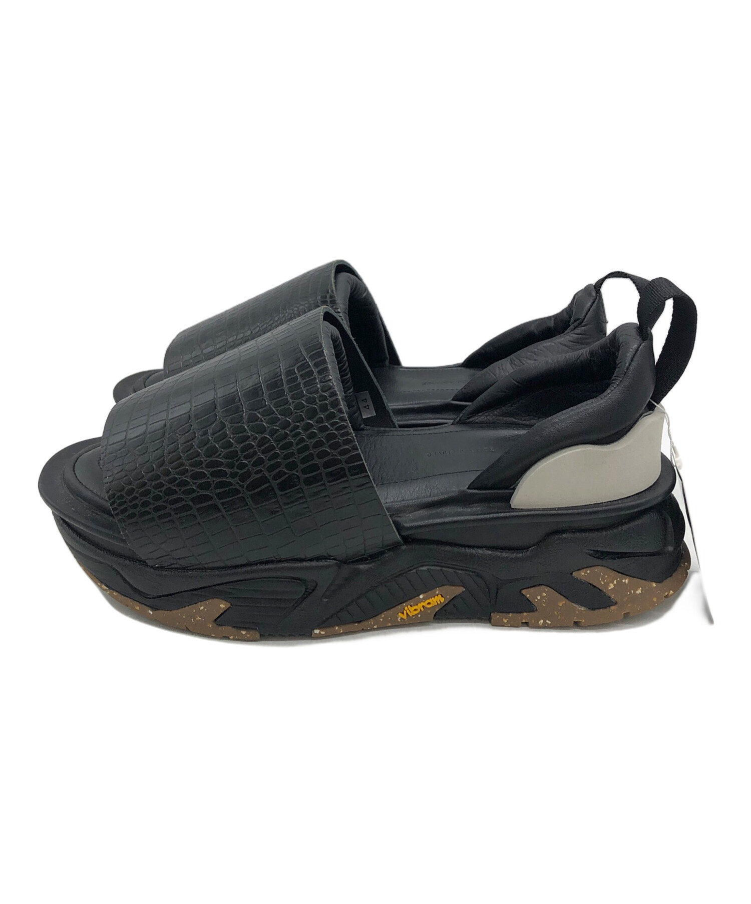 新品 TOGA VIRILIS 厚底 サンダル トーガ 国内即発】TOGA VIRILIS レザー サンダル (TOGA/サンダル