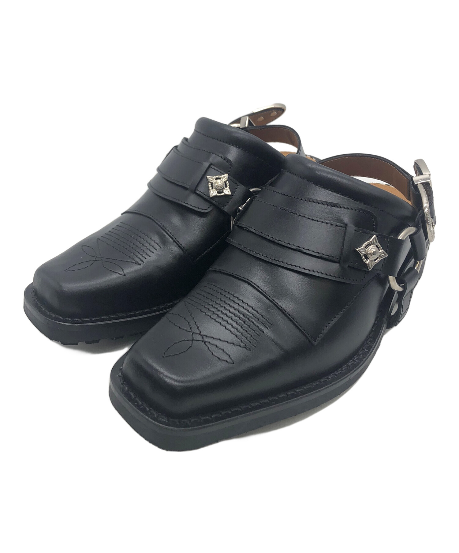 中古・古着通販】TOGA PULLA (トーガ プルラ) ミュール ブラック