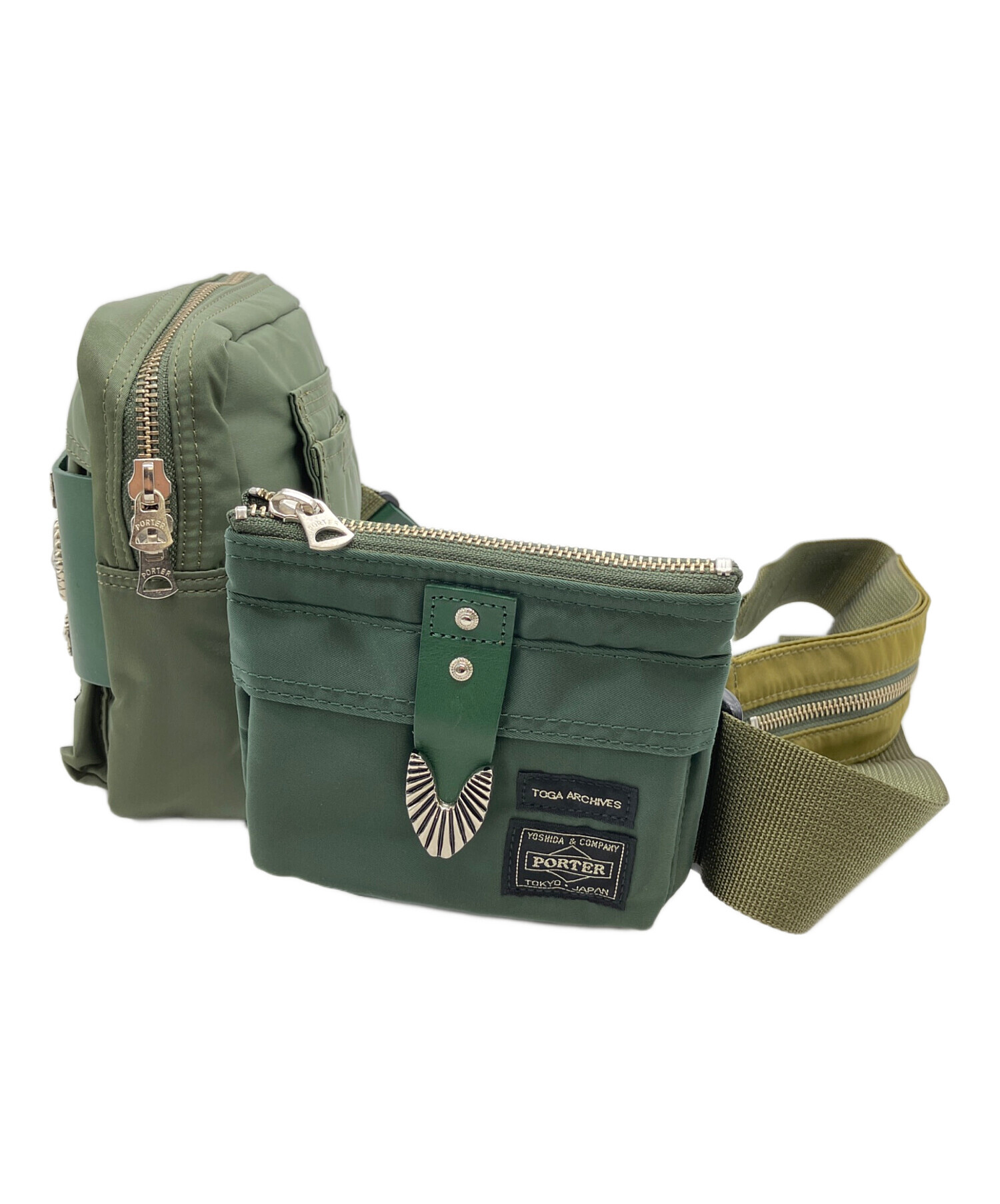 希少⭐️TOGA×PORTER ベルトバック ウエストポーチ カーキ TOGA x PORTER(トーガ x ポーター) BELT BAG | 吉田カバンホームページ