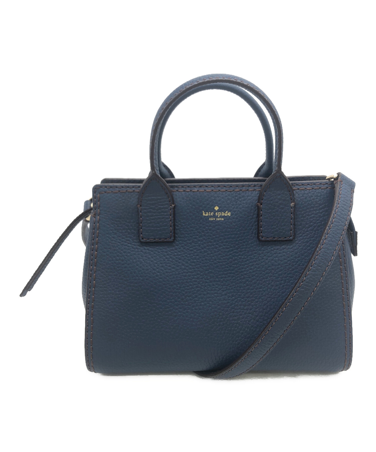 中古・古着通販】Kate Spade (ケイトスペード) 2WAYバッグ ネイビー 