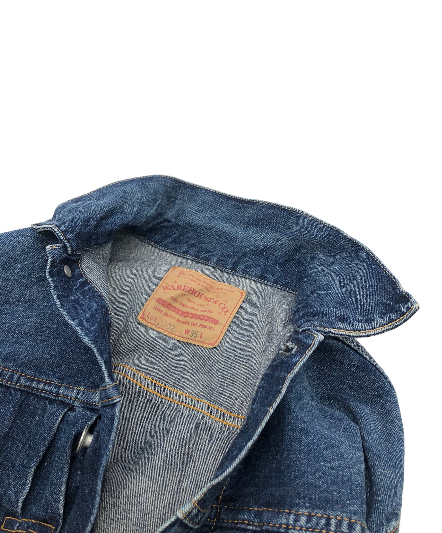 中古・古着通販】WAREHOUSE (ウエアハウス) 2002 2nd デニムジャケット