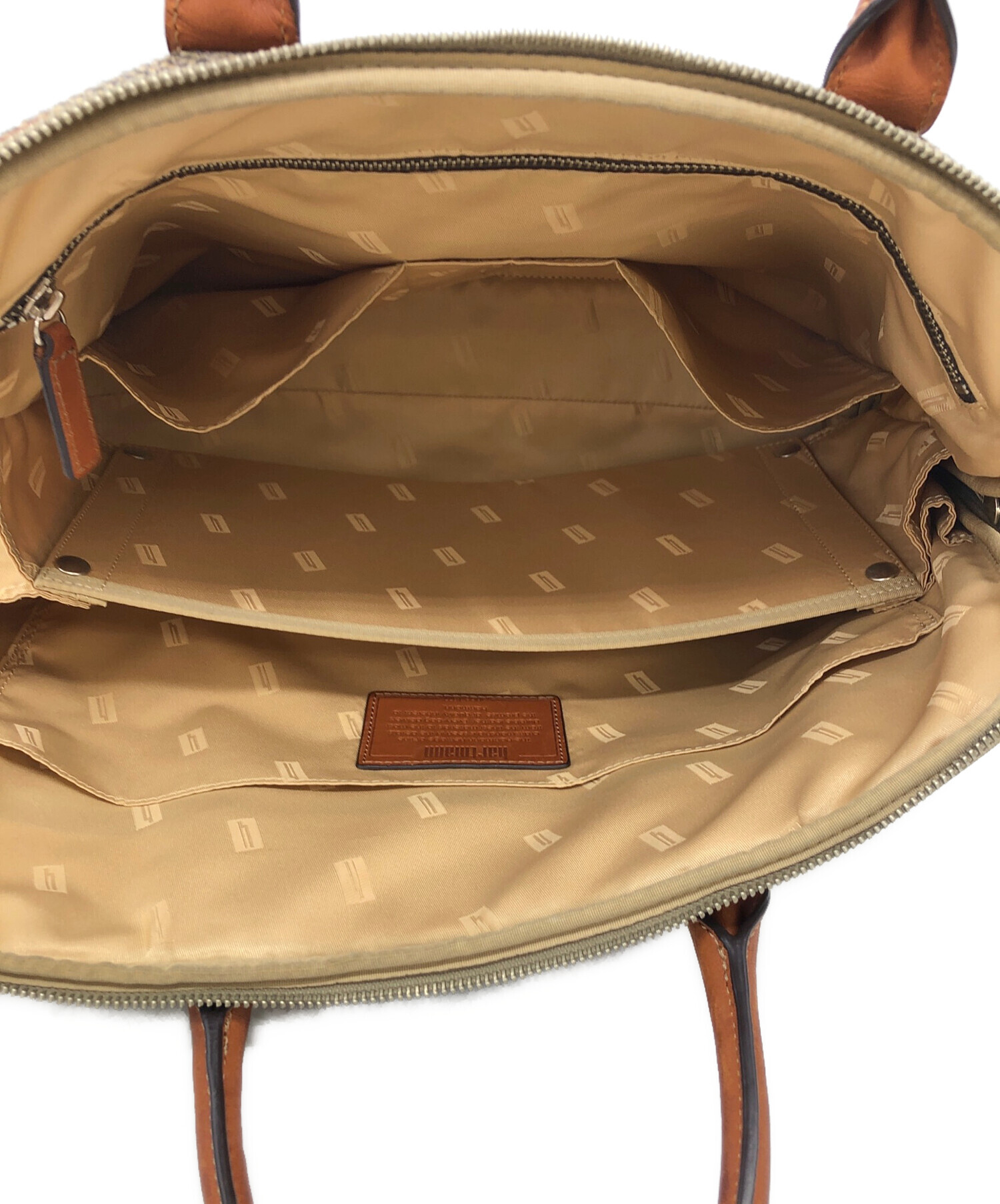 【美品】Hartmann ビジネスバッグ ベージュ ブラウン 中古・古着通販】hartmann (ハートマン) ビジネスバッグ ベージュ