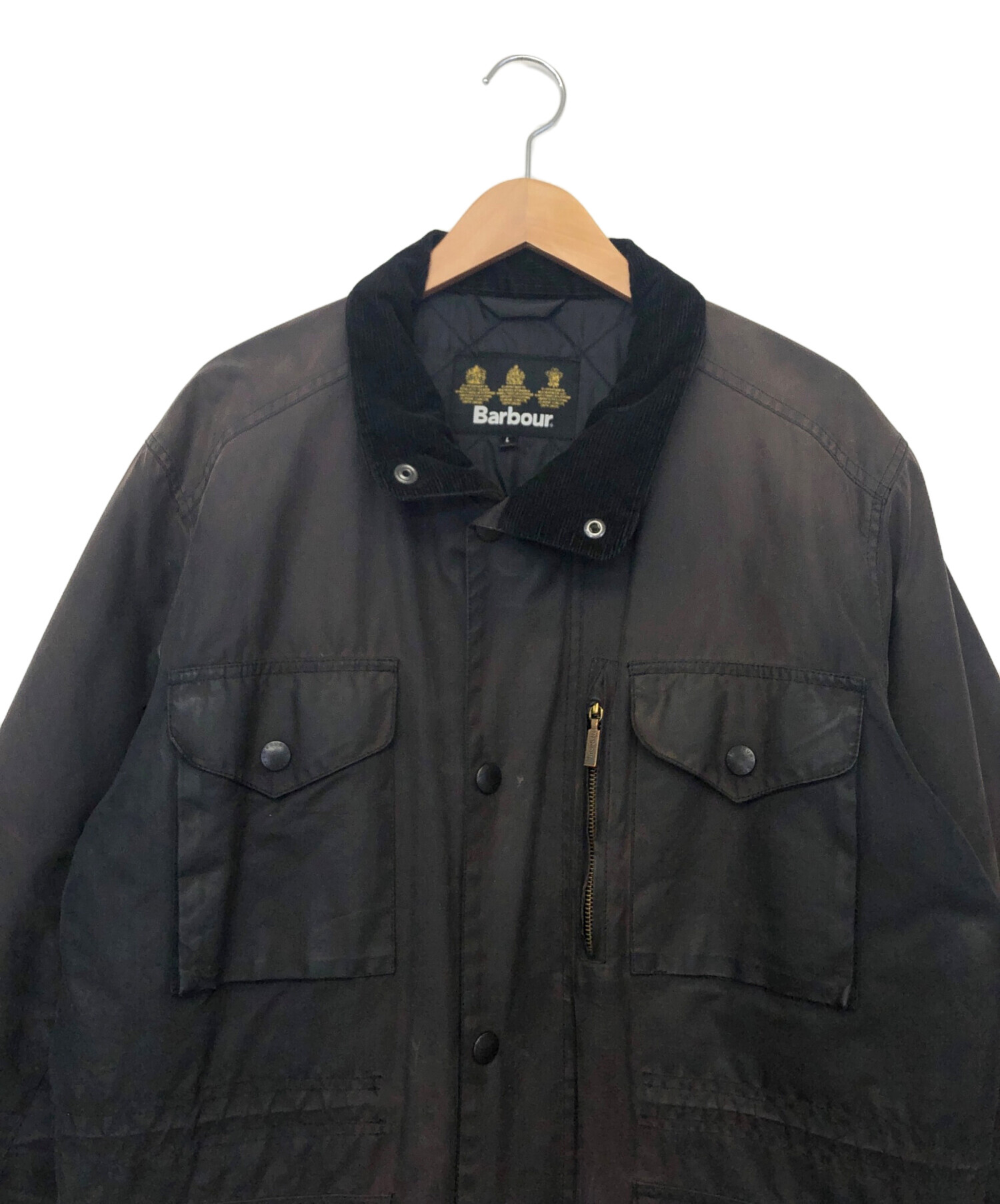 中古・古着通販】Barbour (バブアー) SAPPER JKT ブラック サイズ:L 