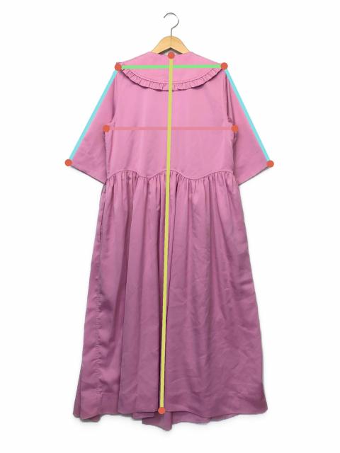 中古・古着通販】Ganni (ガニー) ビッグフリルカラー ショートスリーブ