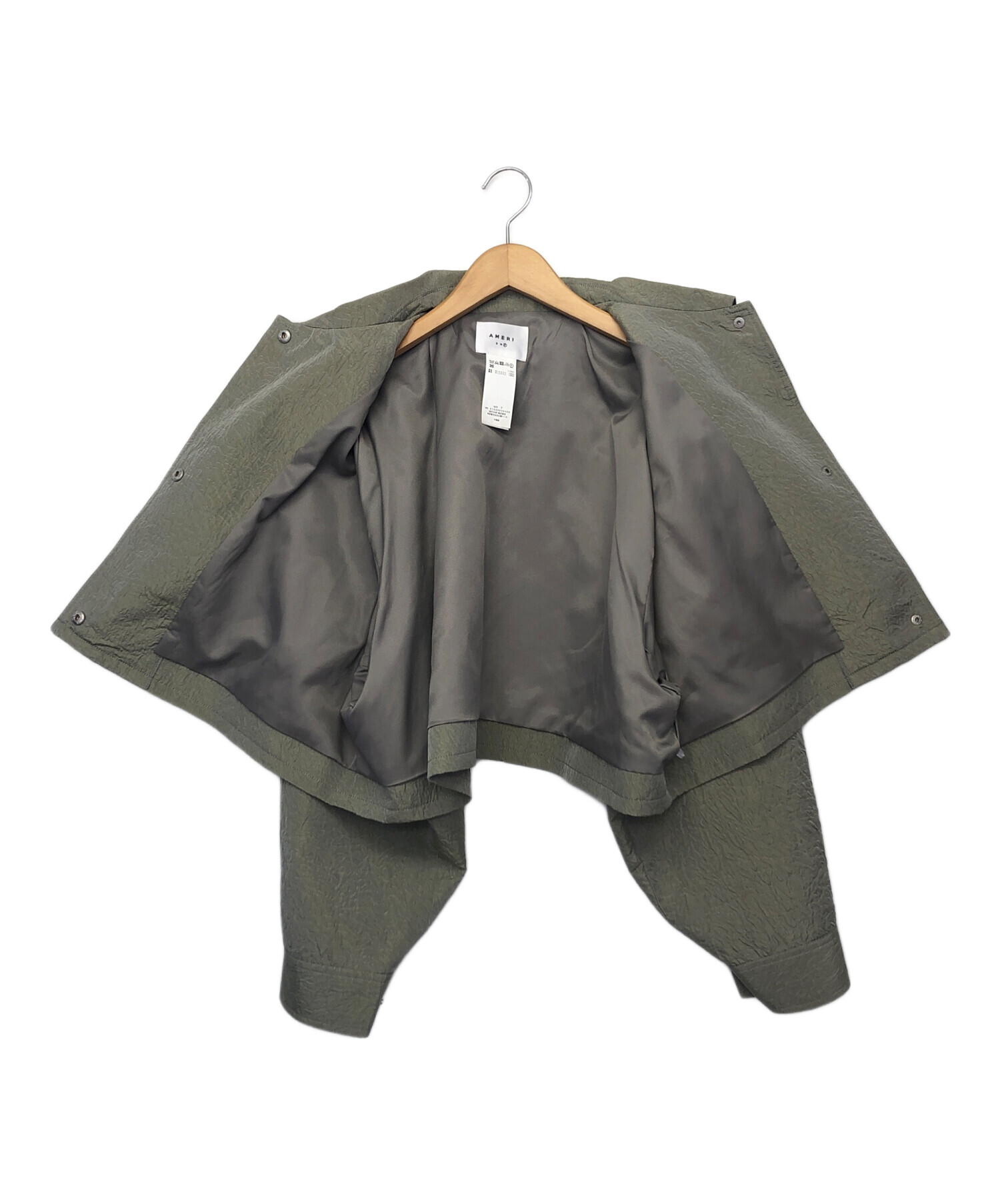 中古・古着通販】Ameri (アメリ) EMBOSS SHORT ARMY LIKE JACKET 
