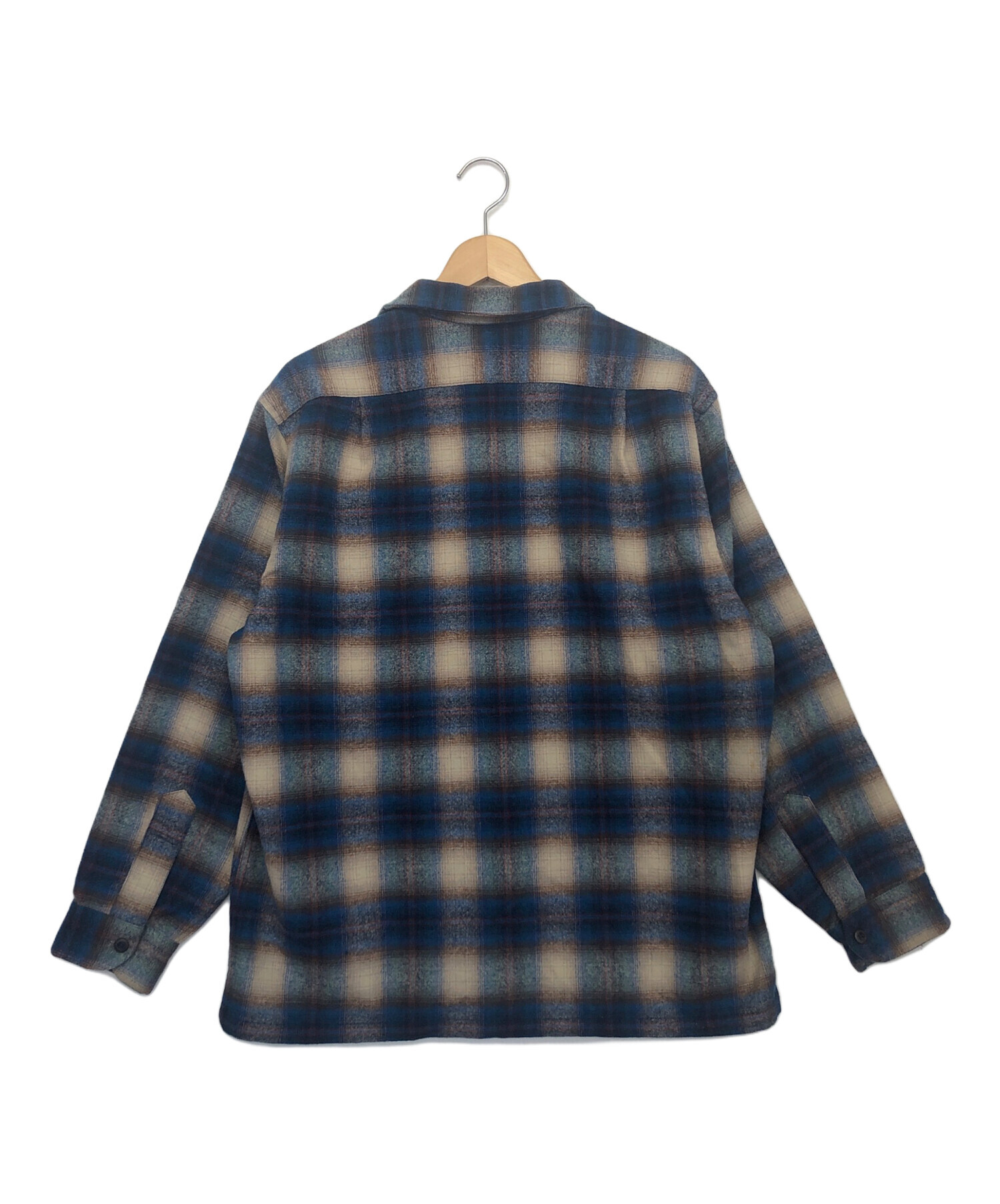 中古・古着通販】PENDLETON (ペンドルトン) 70sウールシャツ ブルー