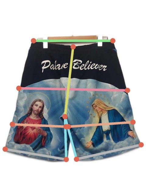 中古・古着通販】PALACE (パレス) TRUTH SHORTS ハーフパンツ ブルー