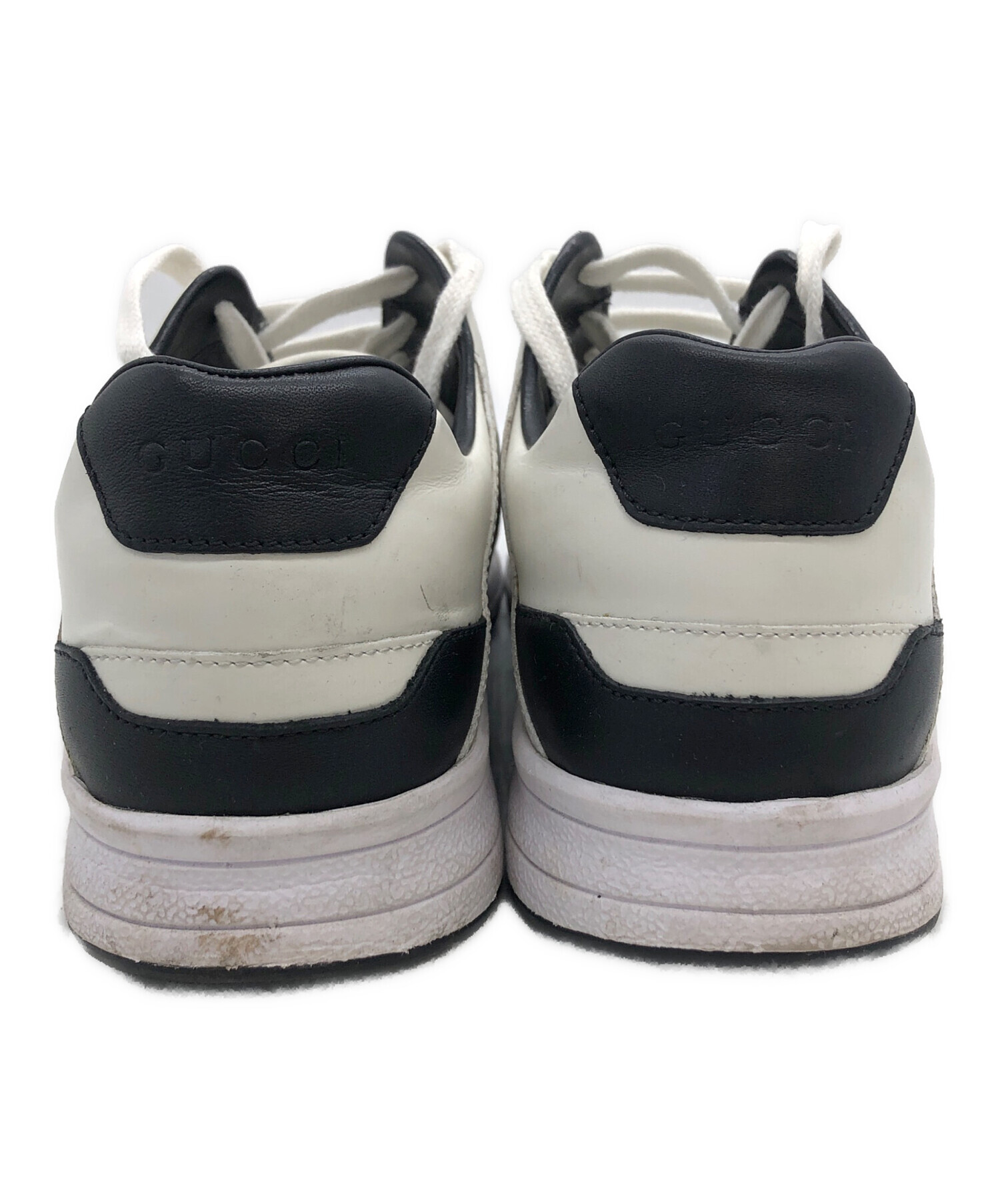 中古・古着通販】GUCCI (グッチ) スニーカー ホワイト×ネイビー サイズ