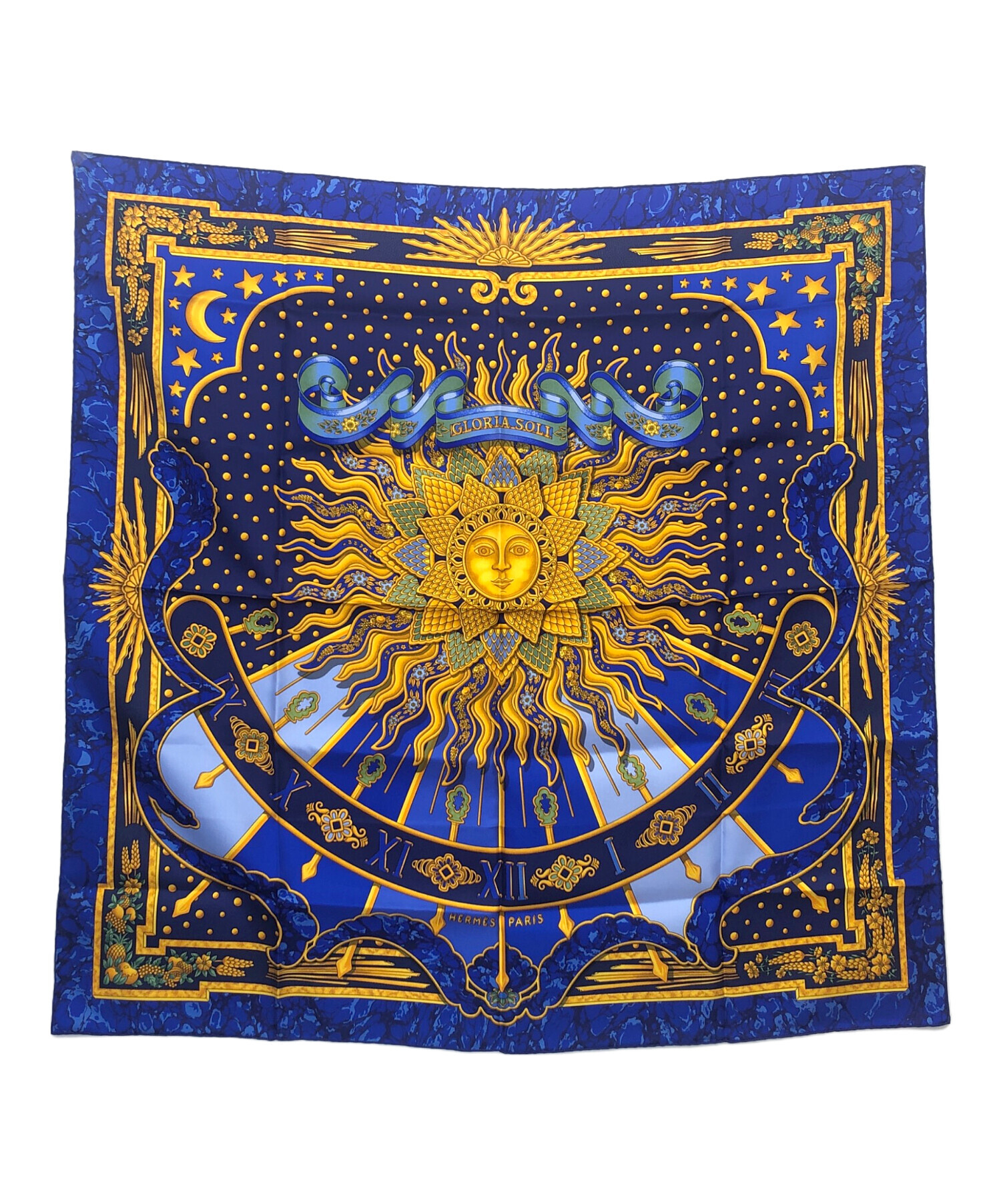 中古・古着通販】HERMES (エルメス) カレ90 「carpe diem」今日1日を