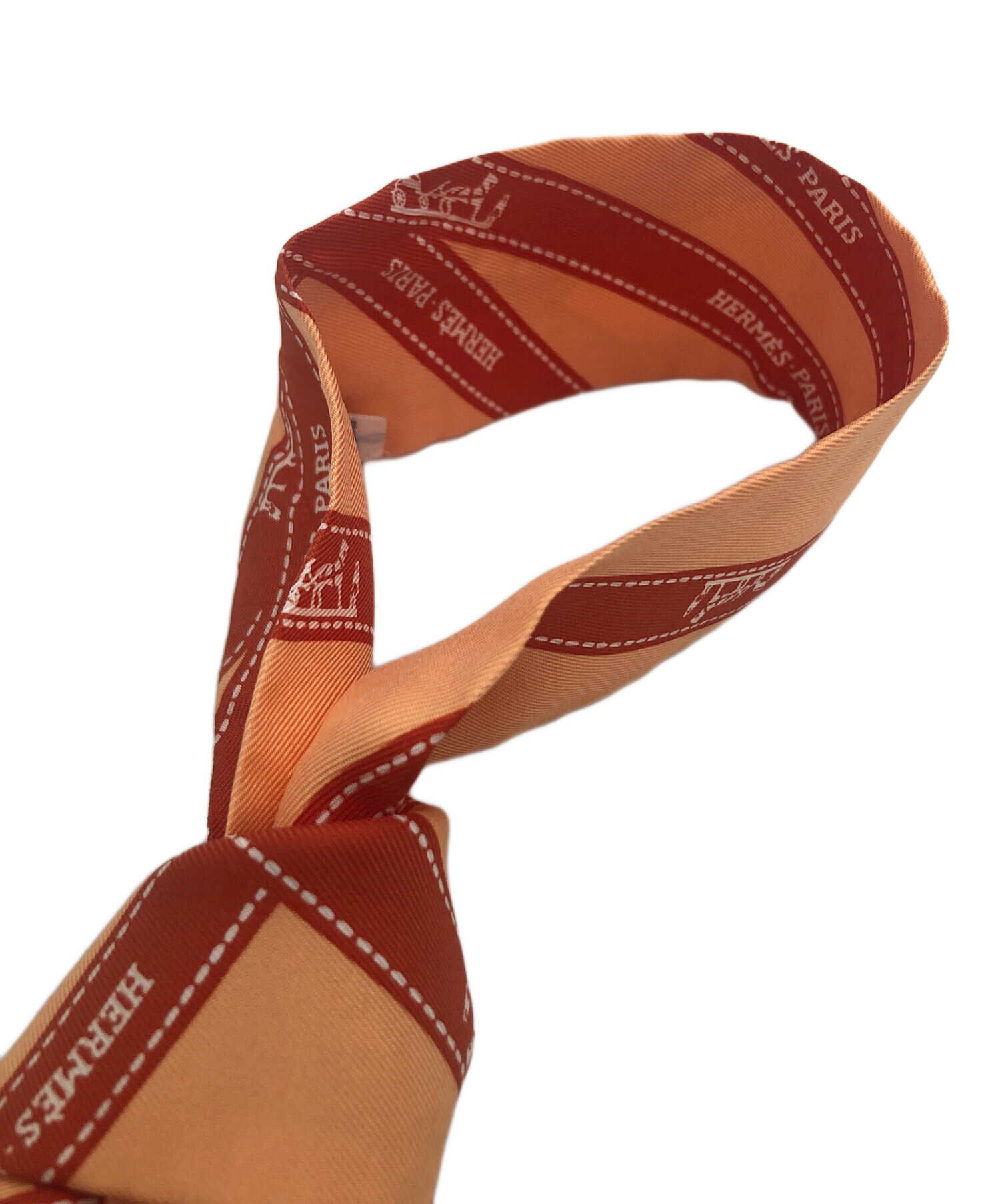 中古・古着通販】HERMES (エルメス) ツイリー オレンジ｜ブランド