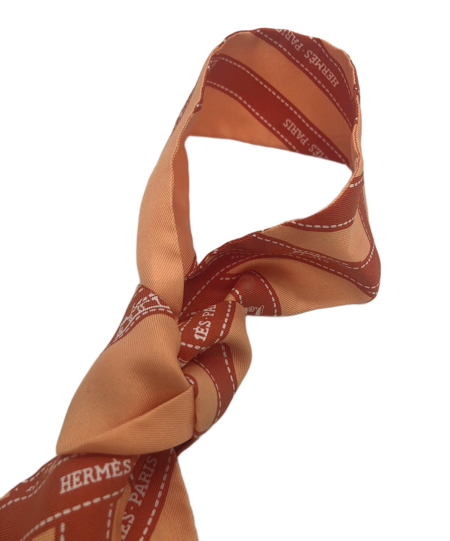 エルメス　ツイリードール　未使用　オレンジ系 楽天市場】エルメス ツイリー オレンジ 中古の通販