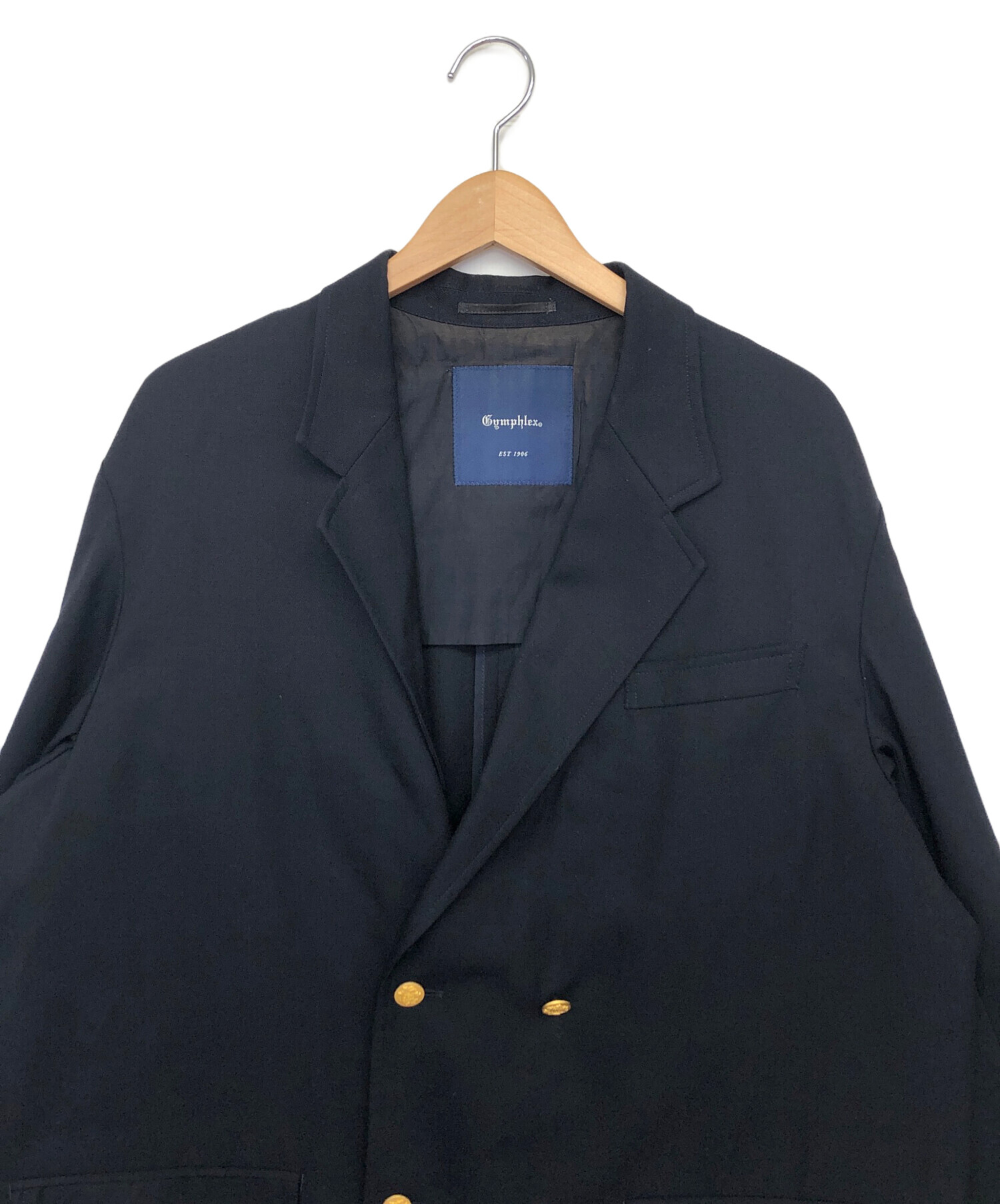 中古・古着通販】Gymphlex (ジムフレックス) ブレザー ネイビー サイズ