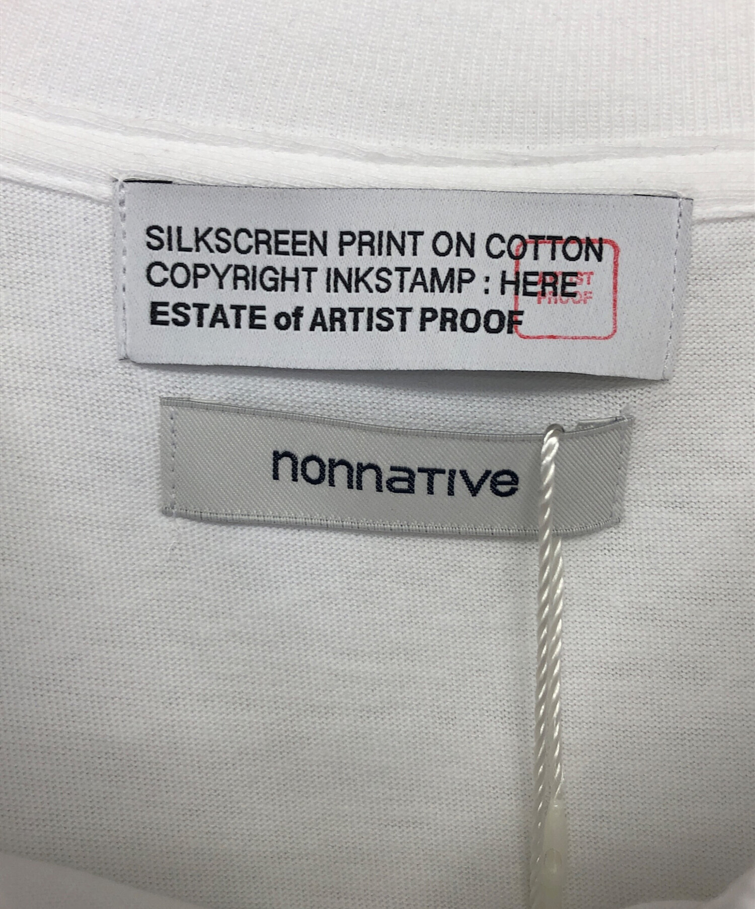 中古・古着通販】nonnative (ノンネイティブ) ARTIST PROOF 半袖