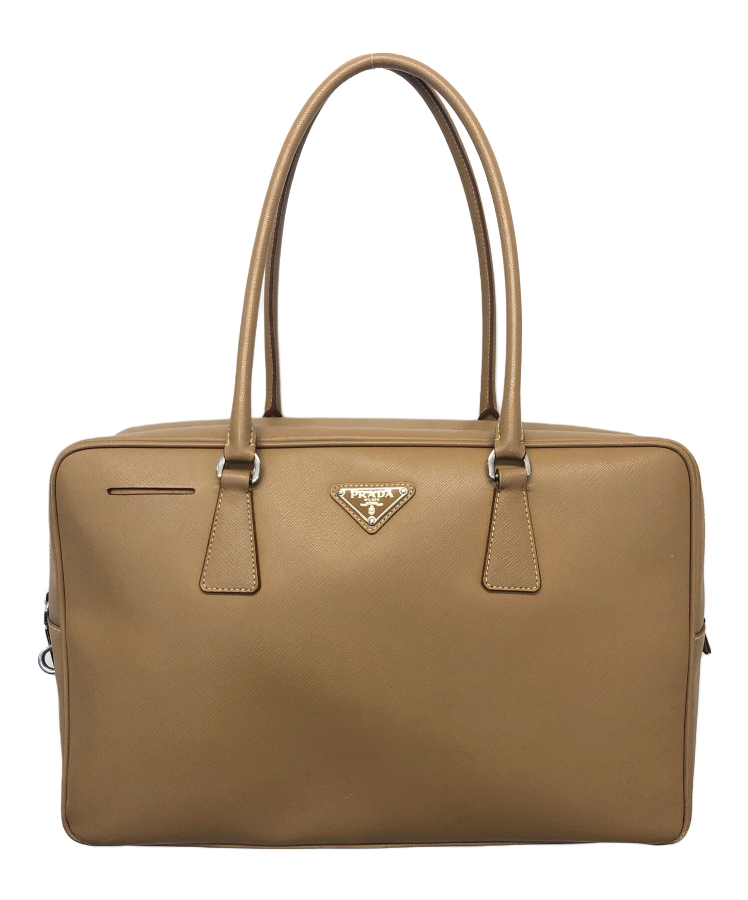 中古・古着通販】PRADA (プラダ) サフィアーノ ミニボストンバッグ 