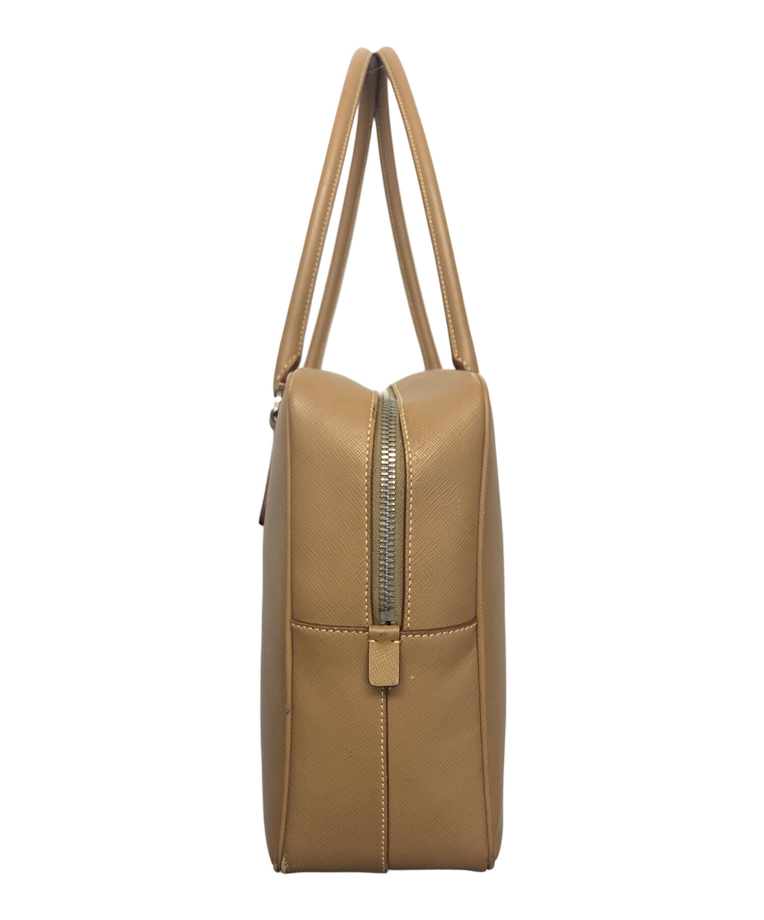 中古・古着通販】PRADA (プラダ) サフィアーノ ミニボストンバッグ 