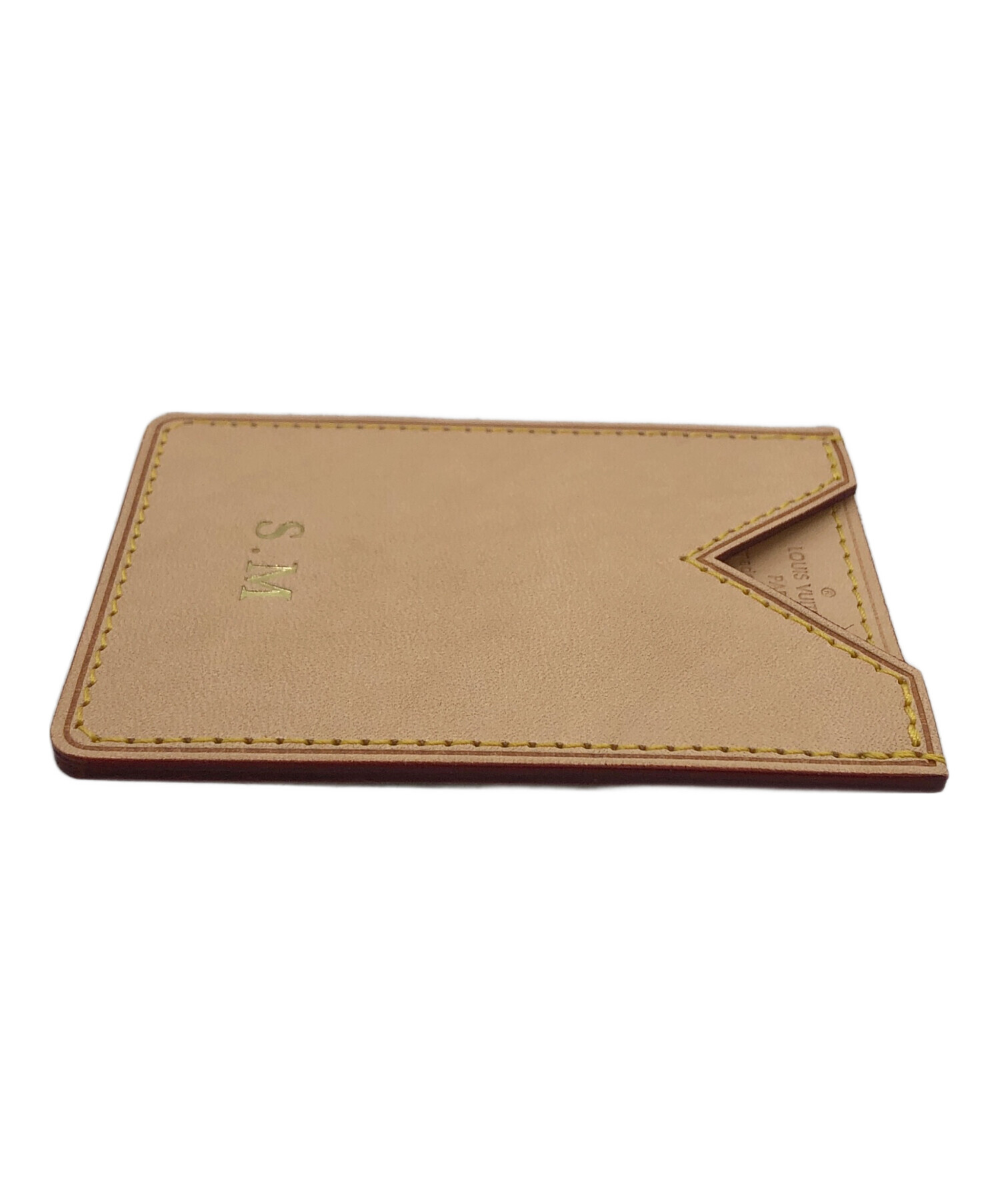 LOUIS VUITTON ベージュ ケース 中古・古着通販】LOUIS VUITTON (ルイ ヴィトン) パスケース