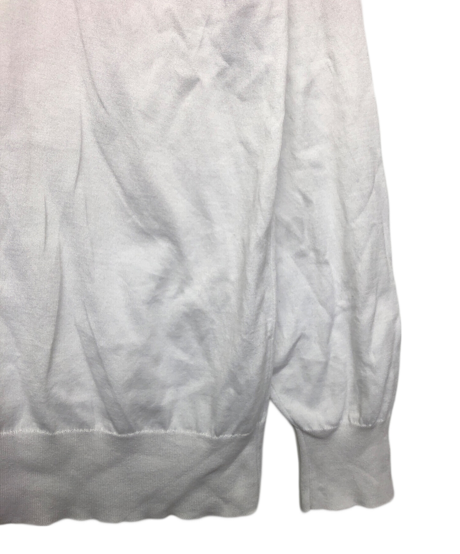 定価46200円 COMOLIコモリ 18Gクルーネックニット フェードネイビー COMOLI 18G クルーネックニット | Less Higashikawa