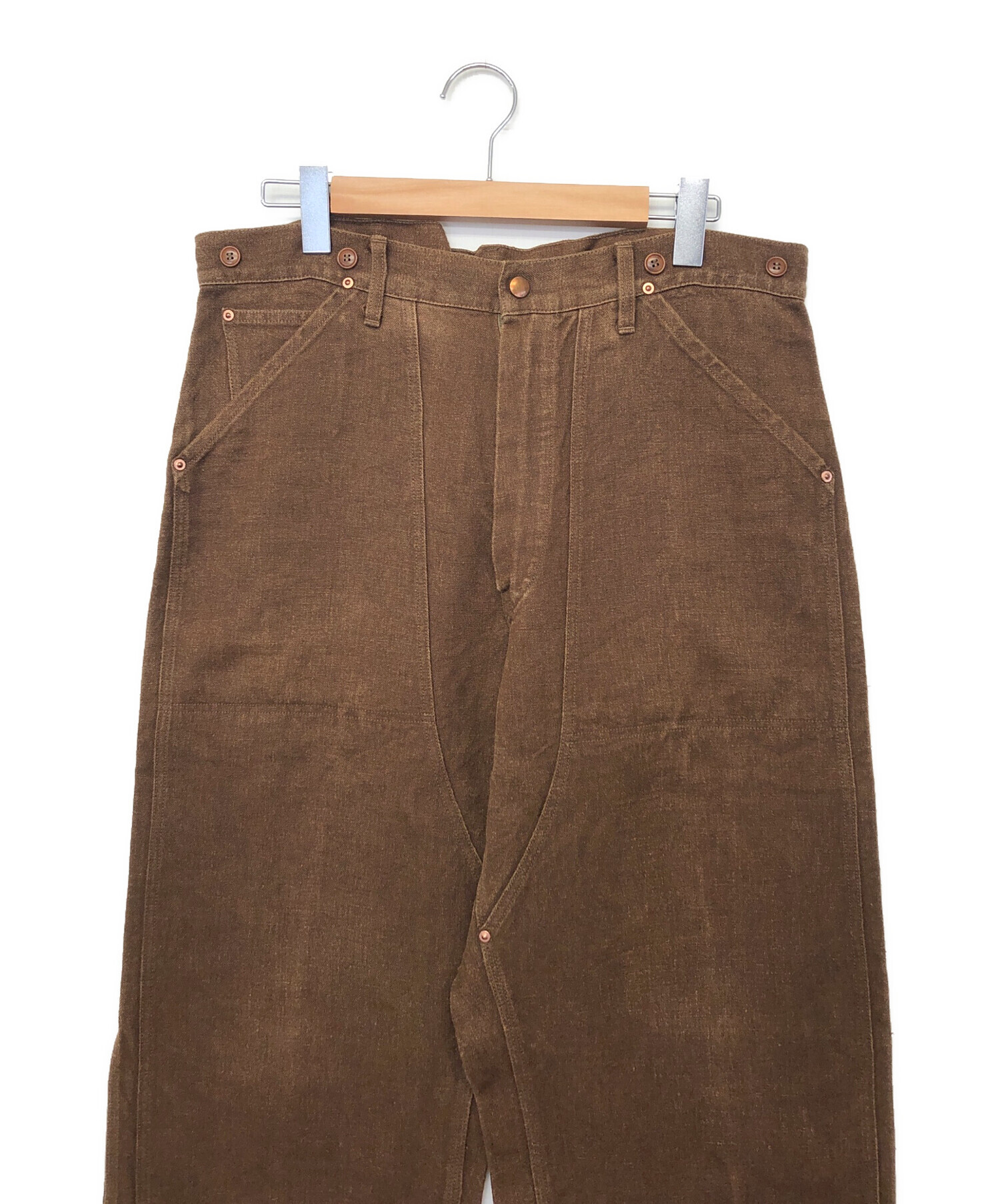 中古・古着通販】COMOLI (コモリ) 22SS ヘンプダック ペインターパンツ 中古・古着通販】COMOLI (コモリ) 22SS ヘンプダック ペインターパンツ