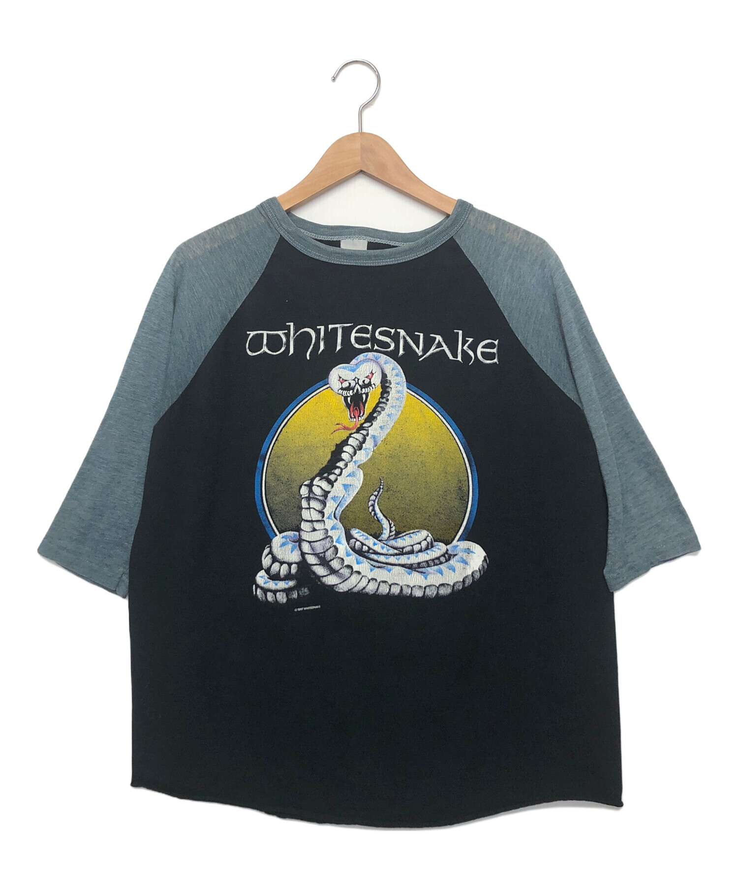 87年製·ビンテージ!ホワイトスネーク“アメリカツアー1987-88”　黒　L 中古・古着通販】Whitesnake (ホワイトスネイク) ホワイトスネーク