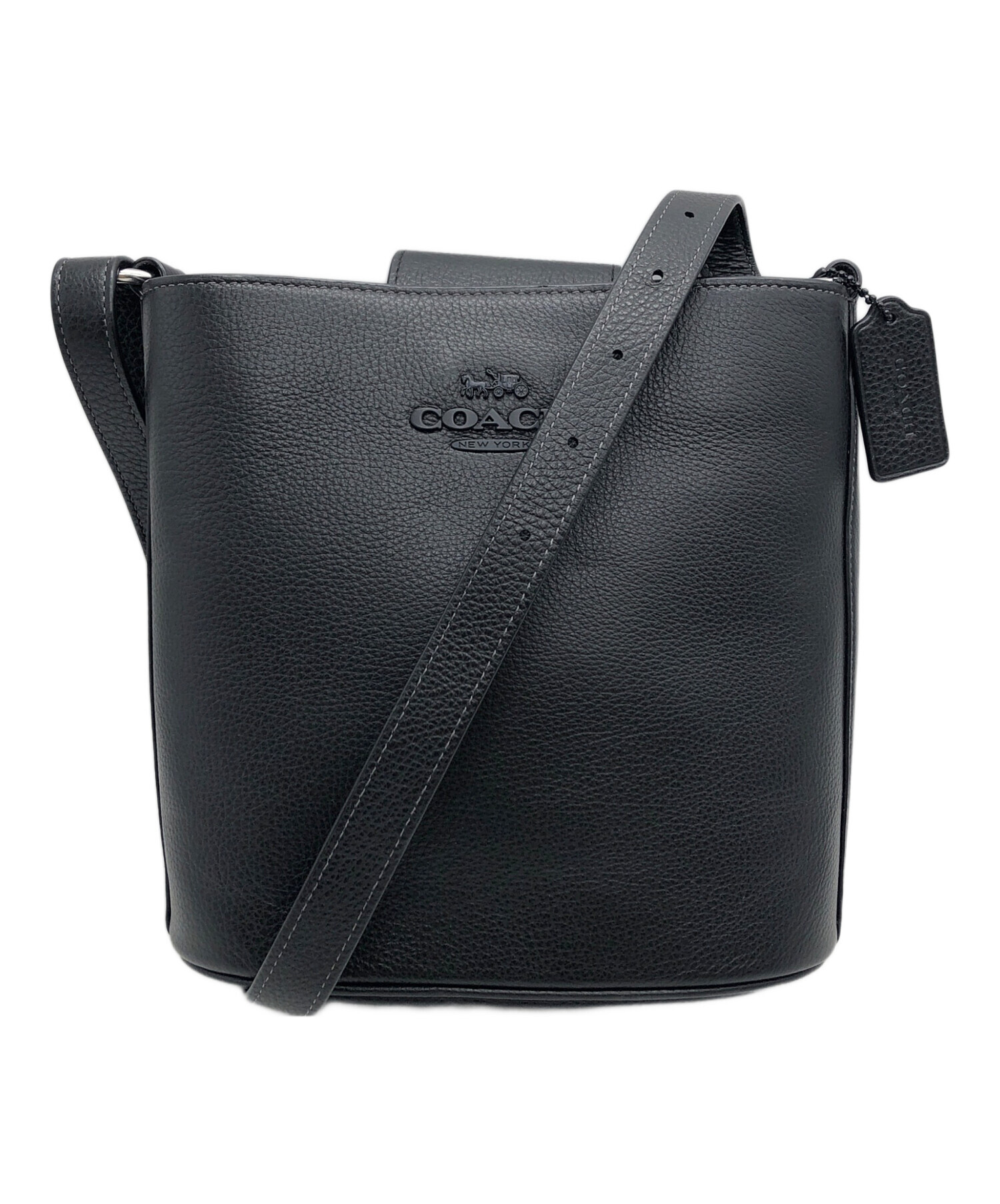 中古・古着通販】COACH (コーチ) ソフィー バケットバッグ ブラック 