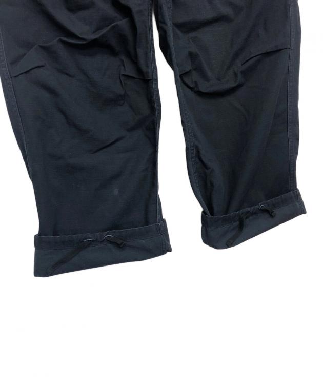 エンジニアドガーメンツ ダブルニー ワイドチノパンツ カットオフ 黒【32】 中古・古着通販】Engineered Garments (エンジニアード