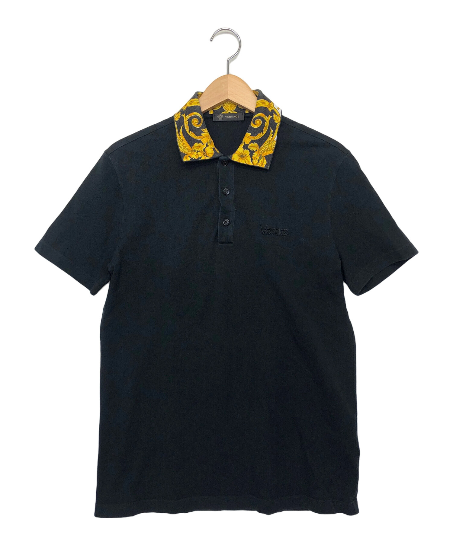 中古・古着通販】VERSACE (ヴェルサーチェ) ポロシャツ ブラック
