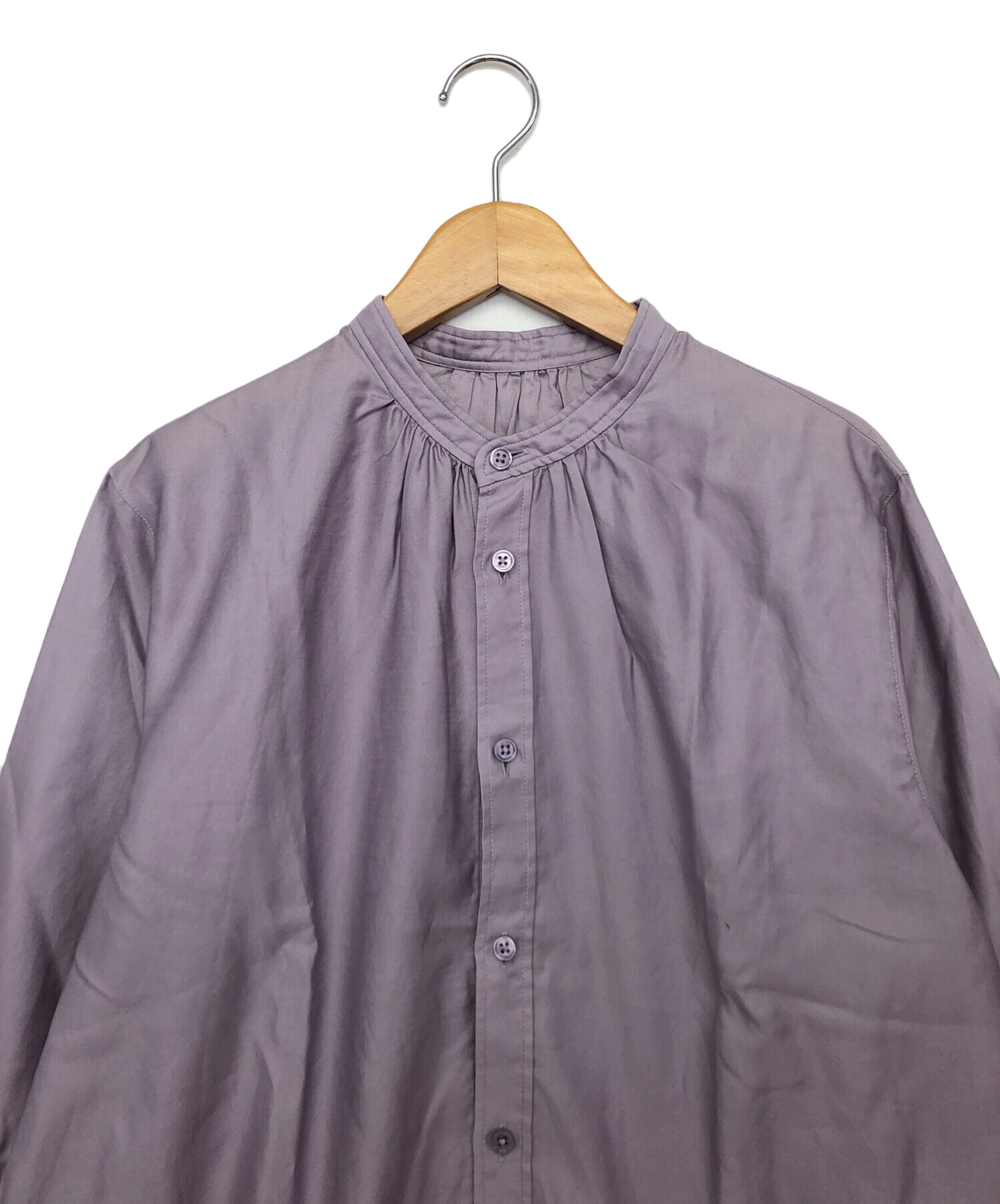 中古・古着通販】MACPHEE (マカフィー) 長袖ブラウス パープル サイズ 