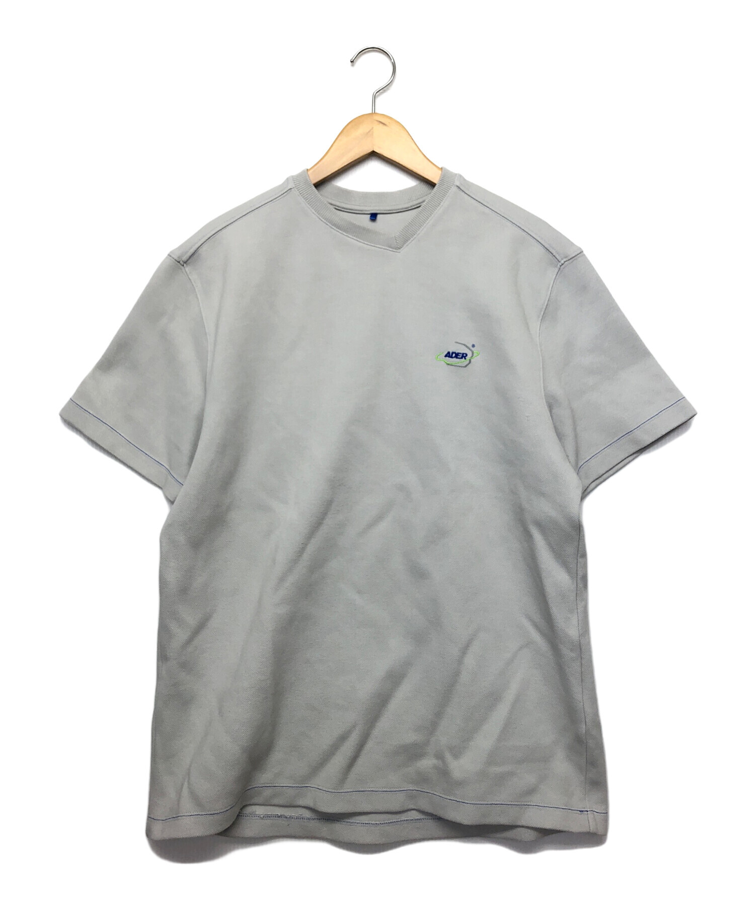 中古・古着通販】ADER error (アーダーエラー) 半袖Tシャツ グレー