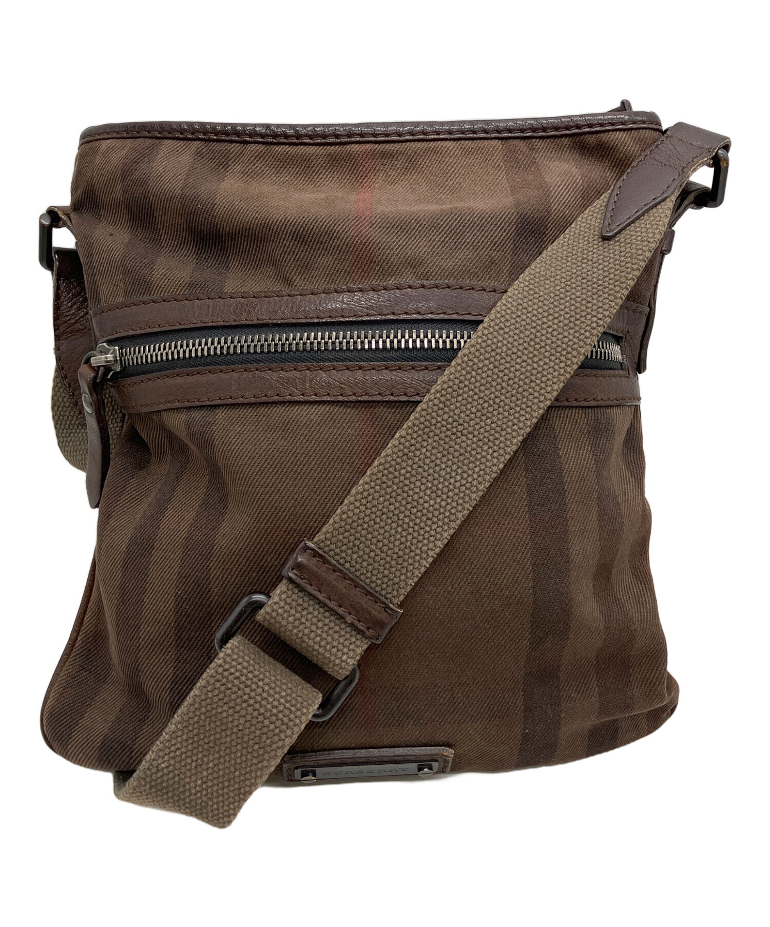 中古・古着通販】BURBERRY (バーバリー) キャンバストートバッグ 
