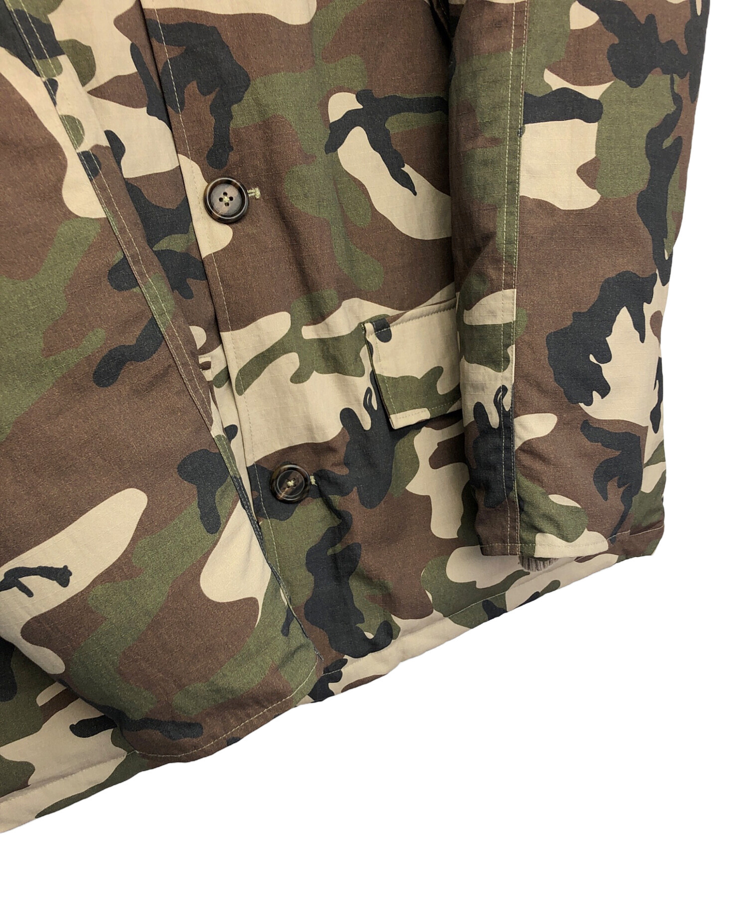 中古・古着通販】stussy (ステューシー) ダウンジャケット グリーン 