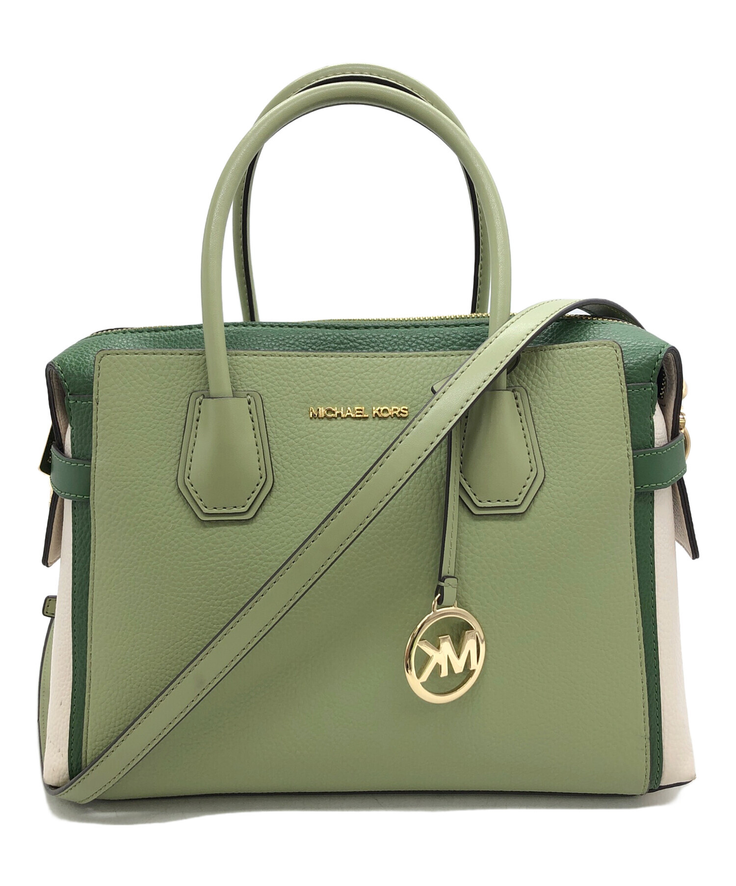 中古・古着通販】MICHAEL KORS (マイケルコース) 2WAYバッグ グリーン