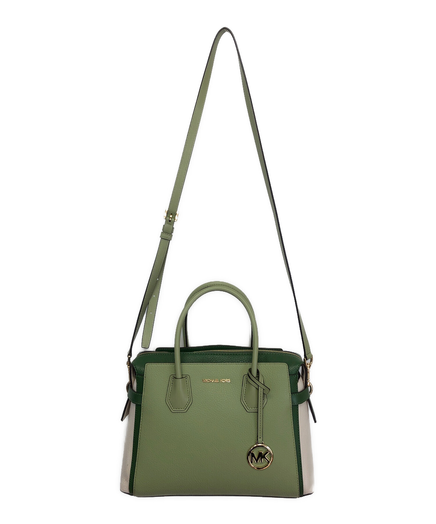 中古・古着通販】MICHAEL KORS (マイケルコース) 2WAYバッグ グリーン