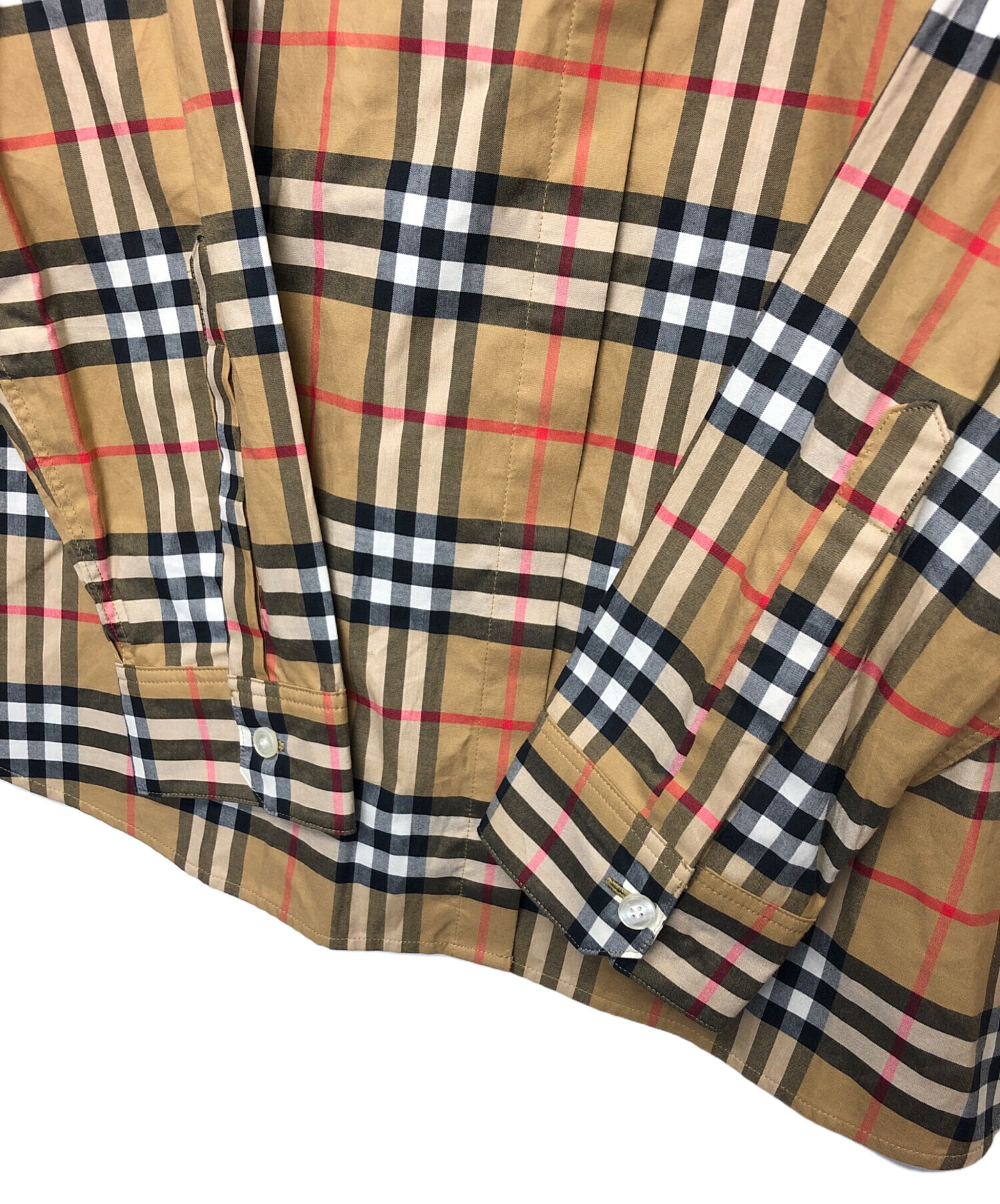 中古・古着通販】BURBERRY (バーバリー) 長袖シャツ ベージュ サイズ