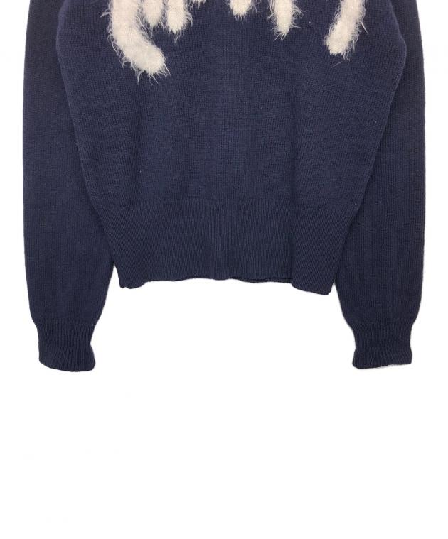 中古・古着通販】MARNI (マルニ) 厚手ニット ネイビー サイズ:46
