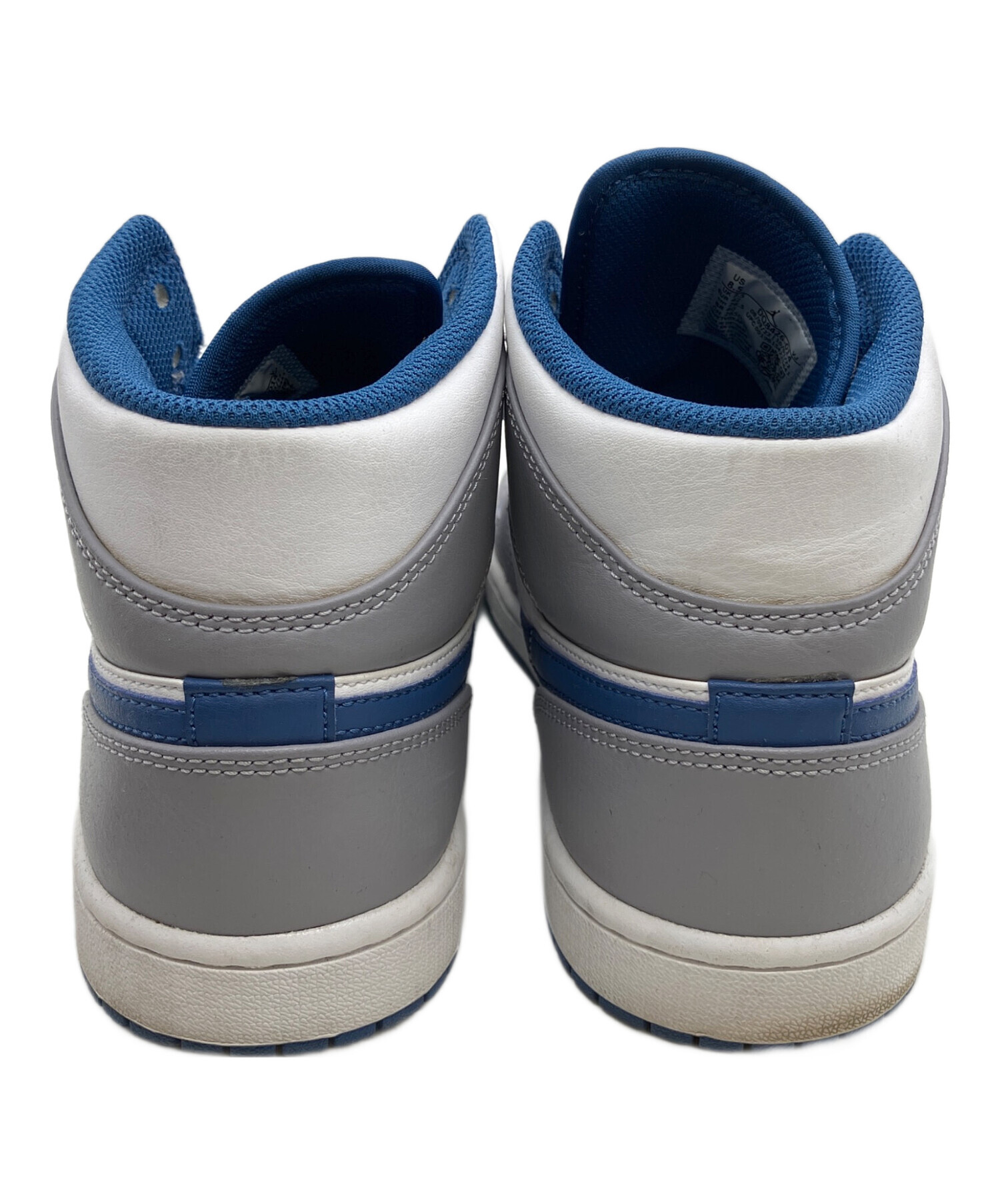 Nike Air Jordan 1 Low グレー ブルー 26.5cm状態良好 中古・古着通販】NIKE (ナイキ) AIR JORDAN1 スニーカー グレー×ブルー