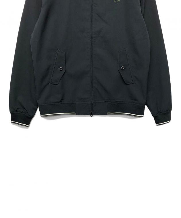 FRED PERRY フレッドペリー ブルゾン S 黒 【古着】【中古】【送料無料】 中古・古着通販】FRED PERRY (フレッドペリー) ブルゾン ブラック