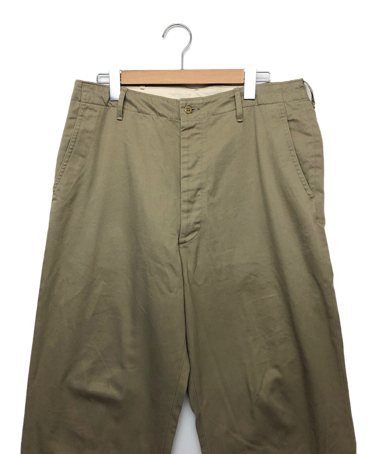 Comoli コモリ チノパン 2024ss 中古・古着通販】COMOLI (コモリ) チノパン 25SS ベージュ サイズ:4